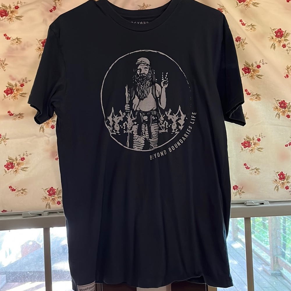 beyond boundaries navy t-shirt